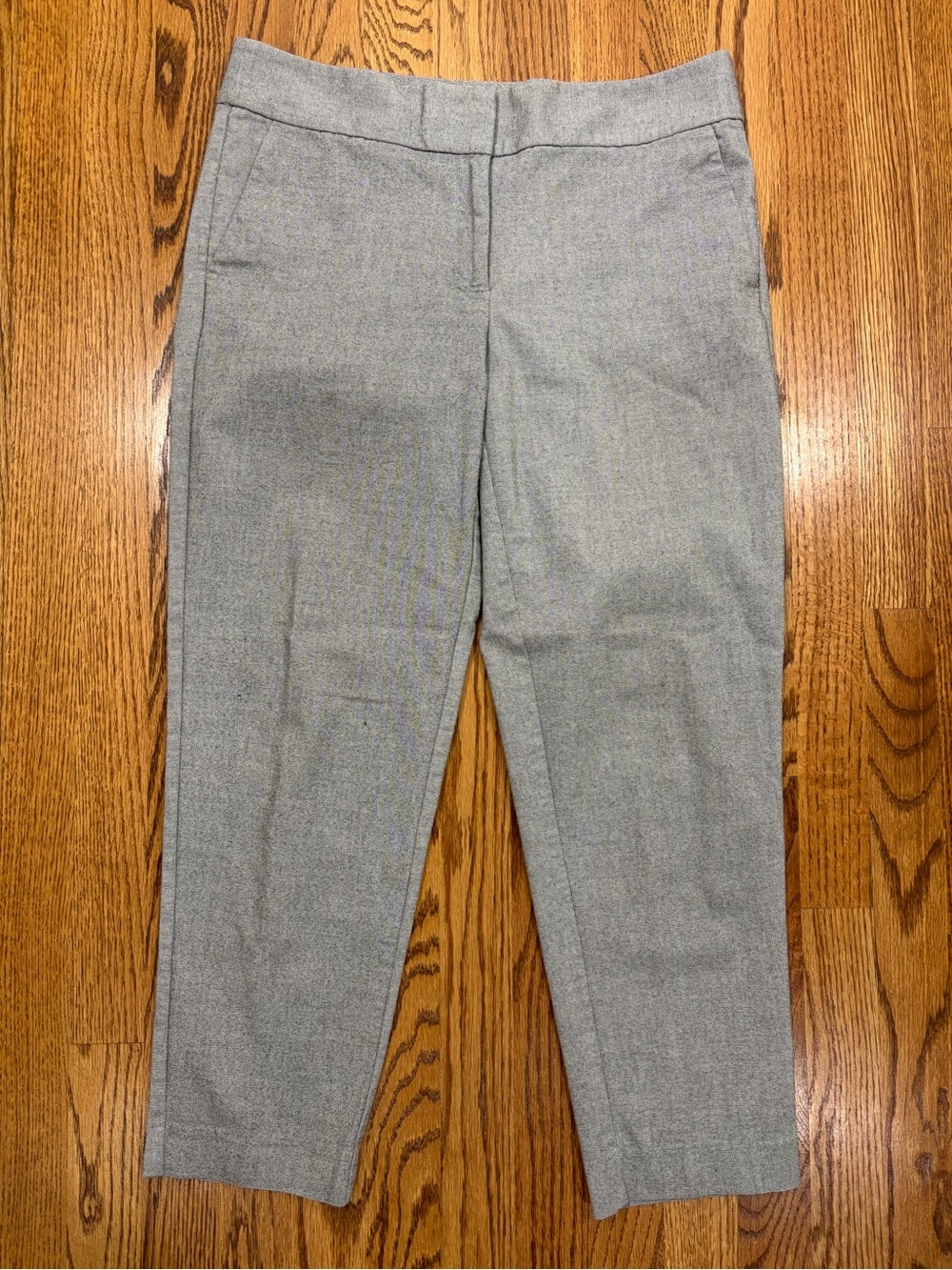 LOFT Pencil Pant Light Gray Ankle Dress Pants (8)